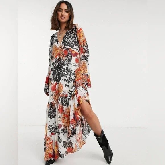 New Free People Moroccan Roll Maxi Dress Size S